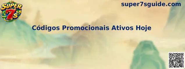 Códigos Promocionais Ativos Hoje