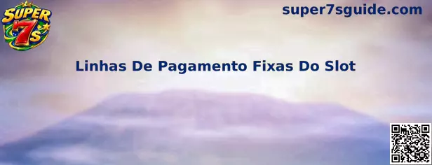 Linhas De Pagamento Fixas Do Slot